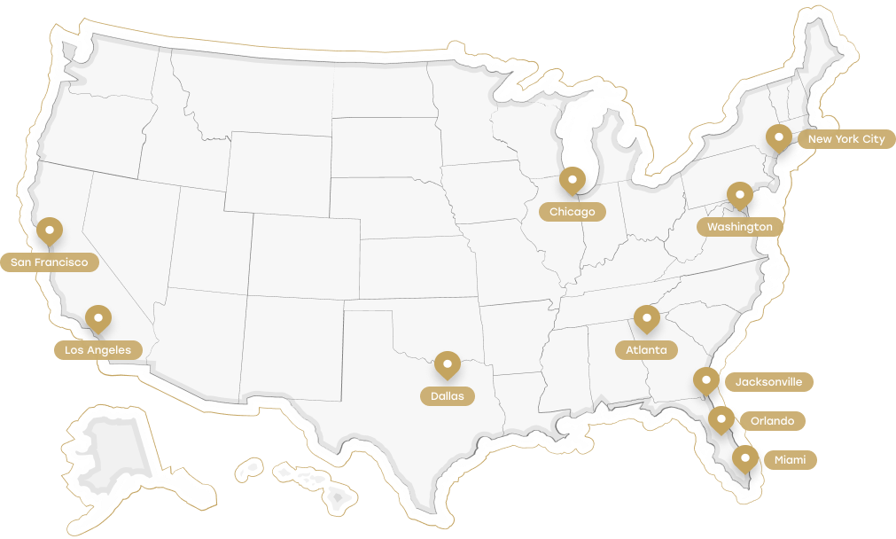 RoyalFoam distribution map