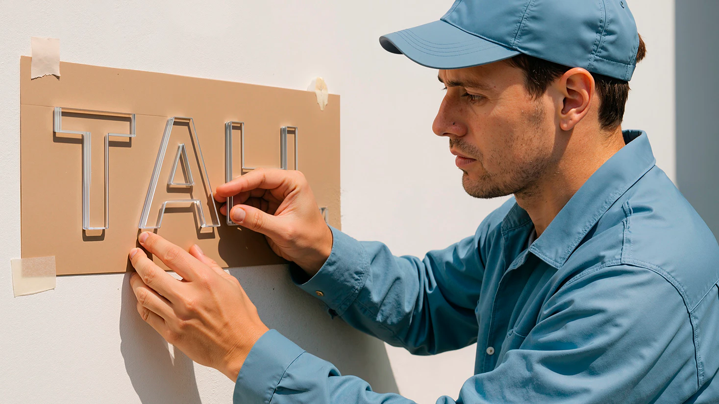 acrylic sign letters