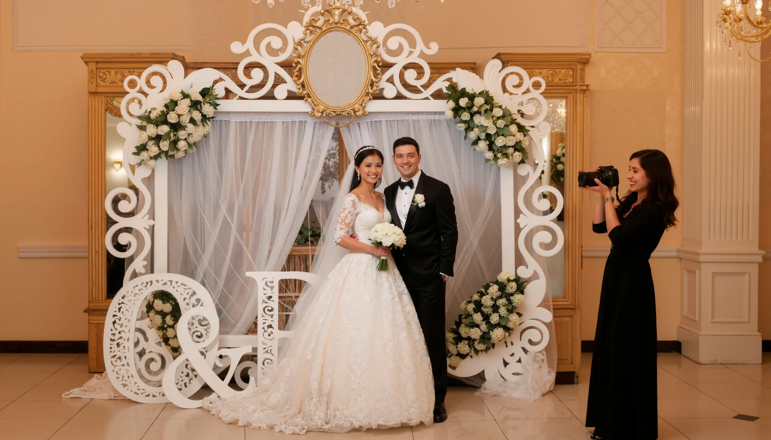 colonnade wedding arch