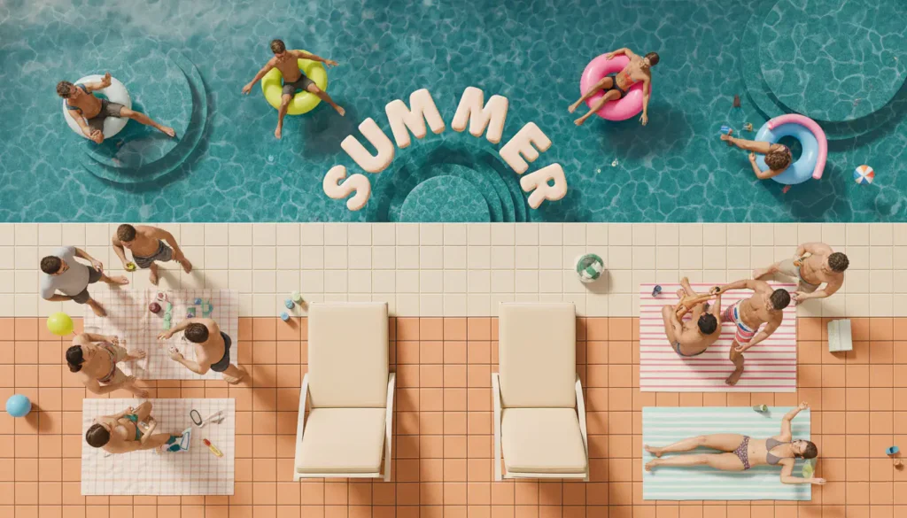 floating foam letters for pool