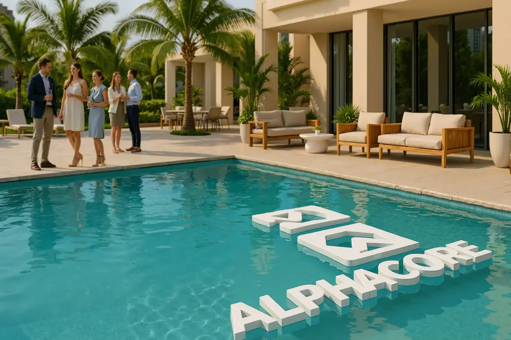 lightweight floating pool signs