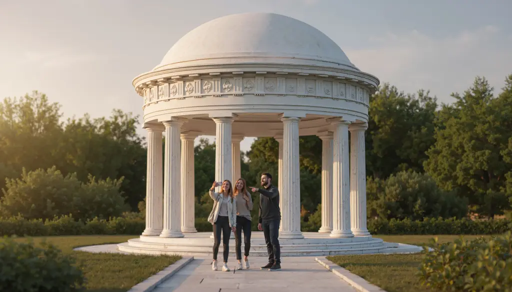 oversized architectural shapes