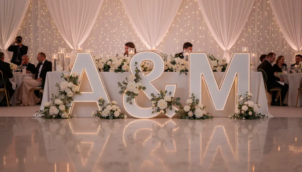 oversized foam letters