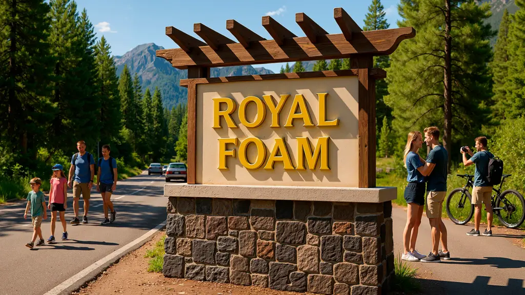 sign foam monument signs